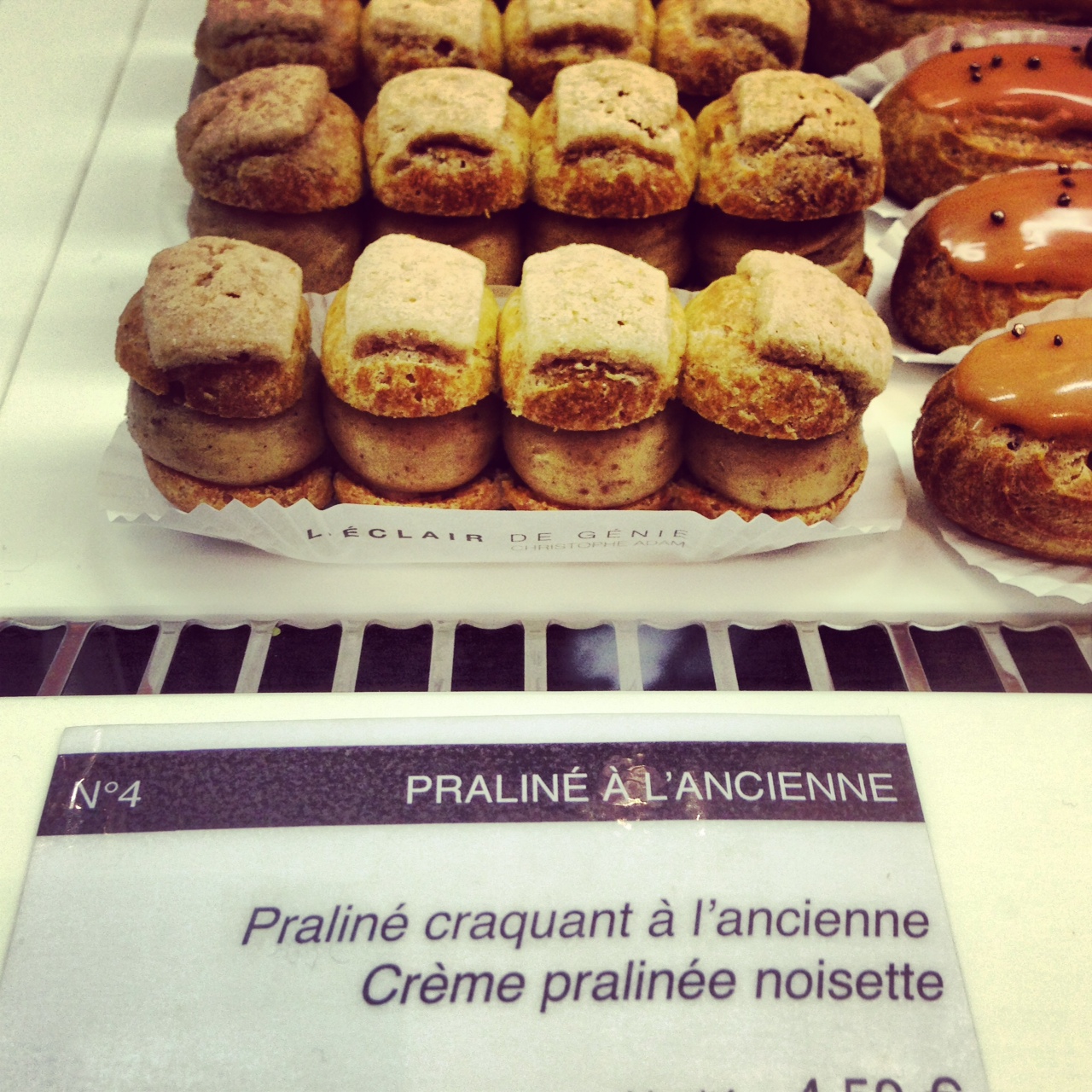 éclair de génie praliné