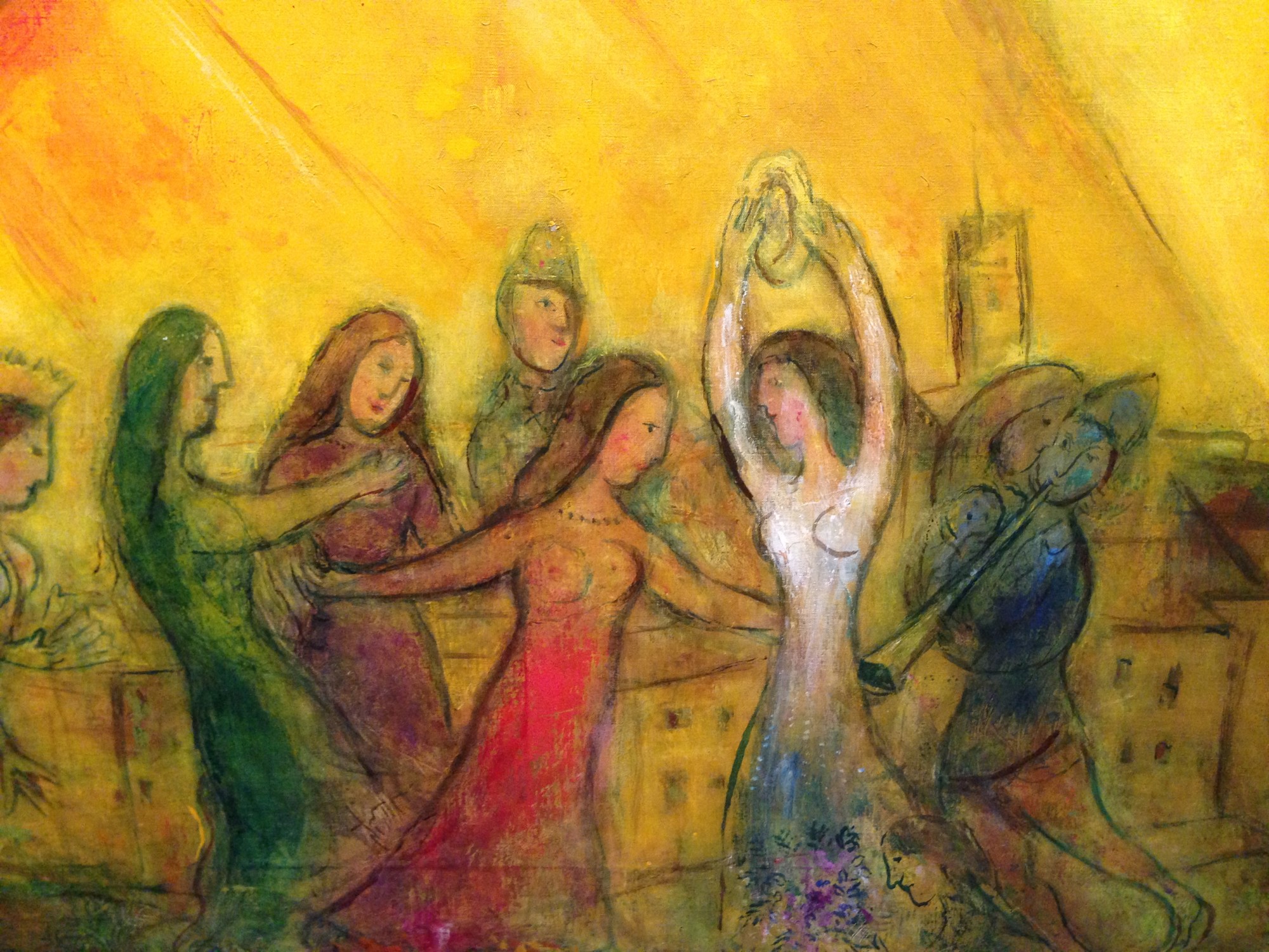 détail de LA Danse - Chagall