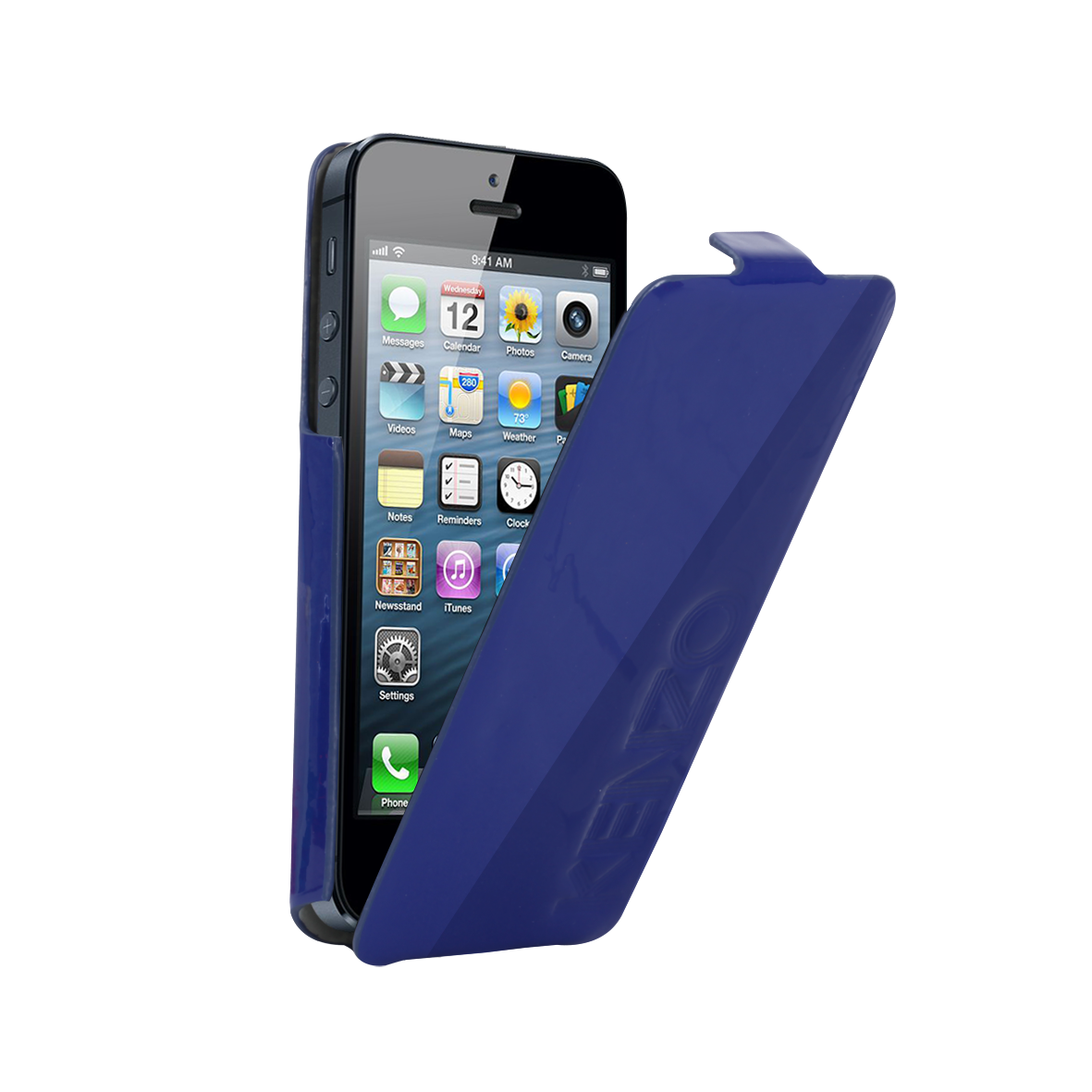 coque IPHONE 5 Kenzo glossy bleue