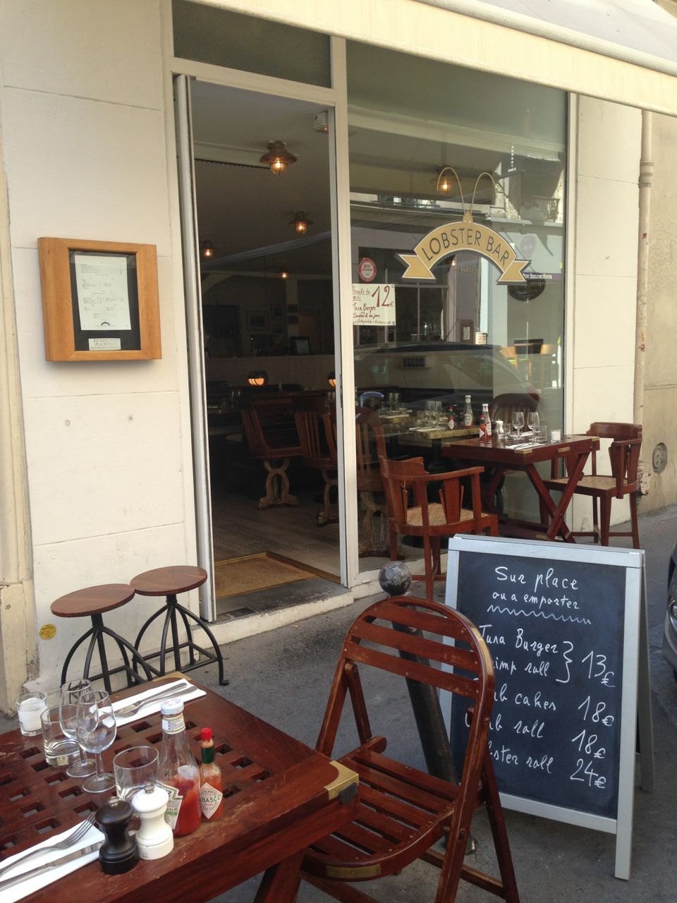 Lobster bar rue Coquillière