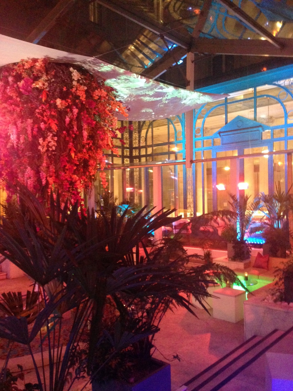 Terrasse fleurie