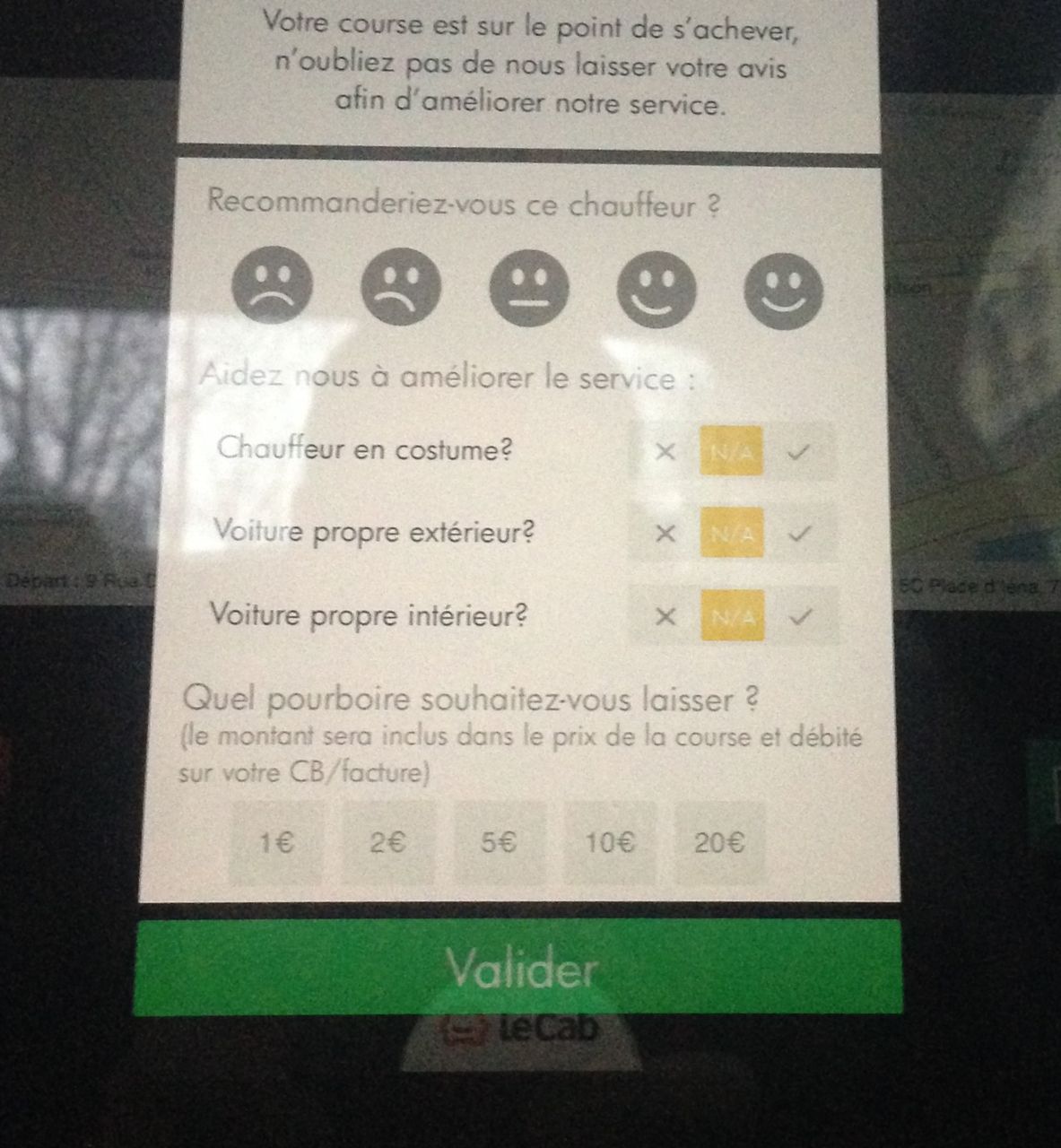 sondage satisfaction LeCab