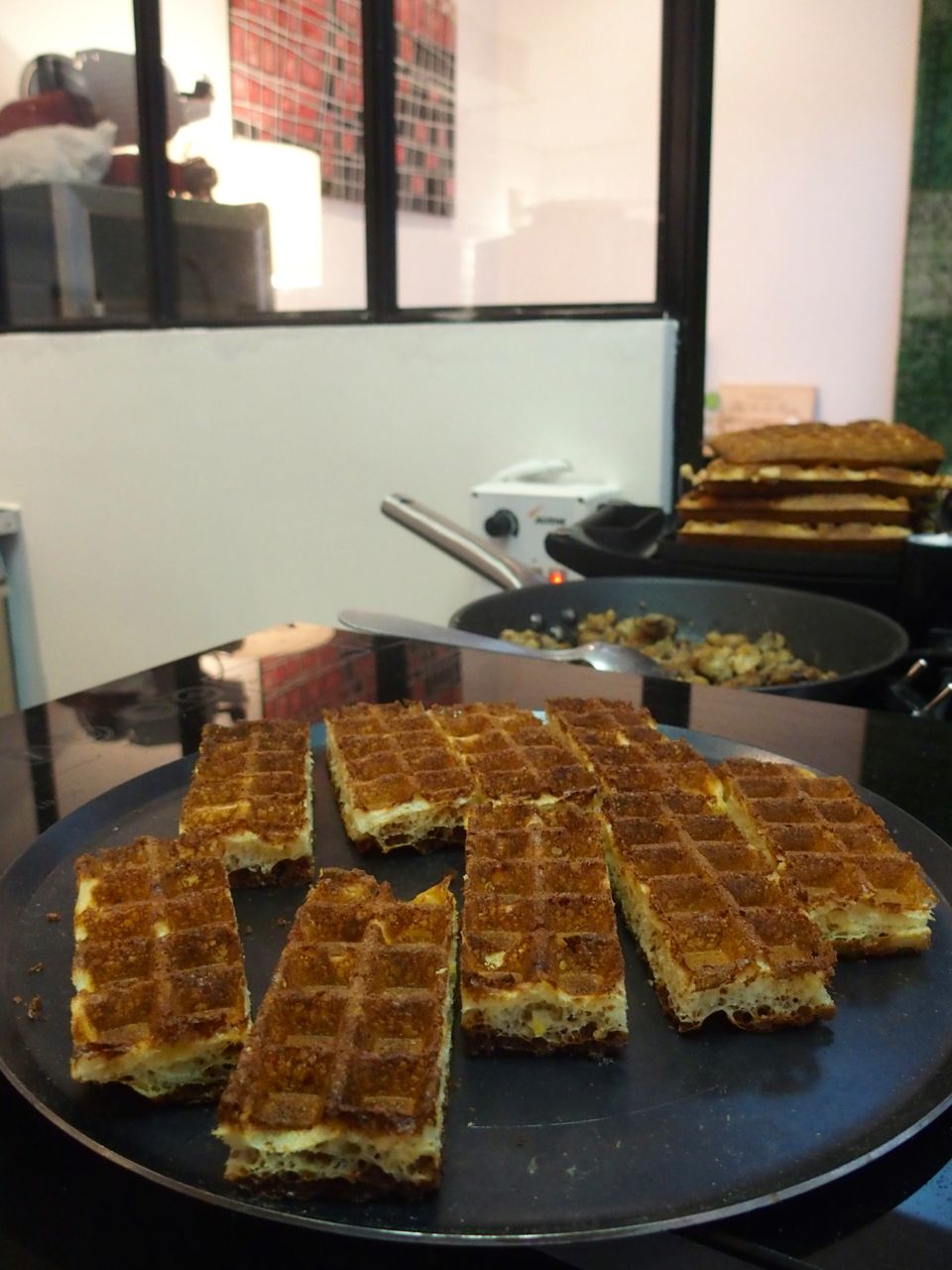 Gaufres salées maison