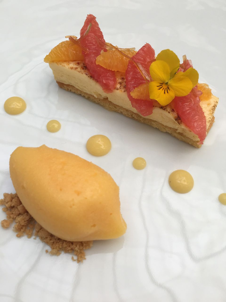 le V - dessert