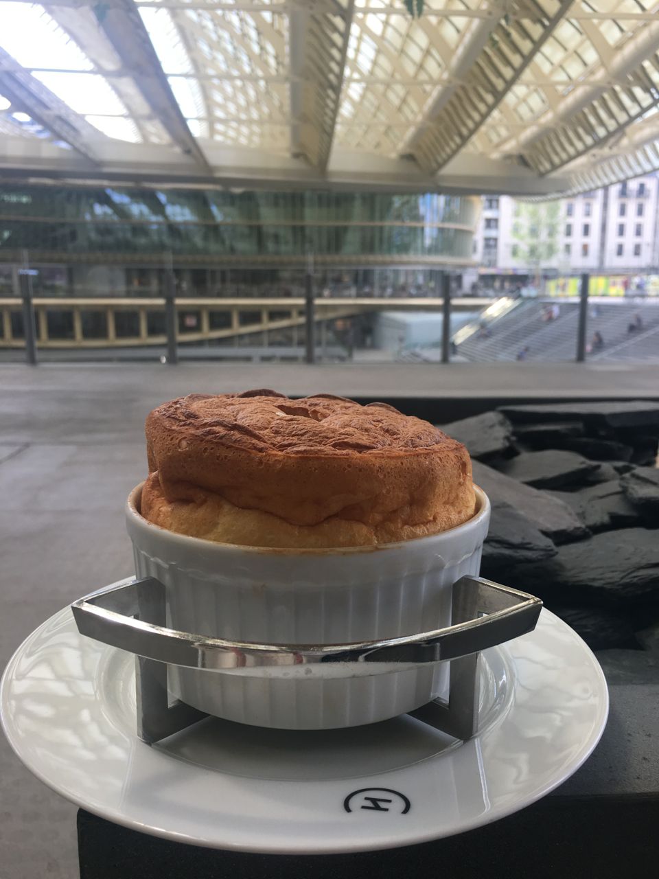 Soufflé au fromage - Restaurant Le Champeaux