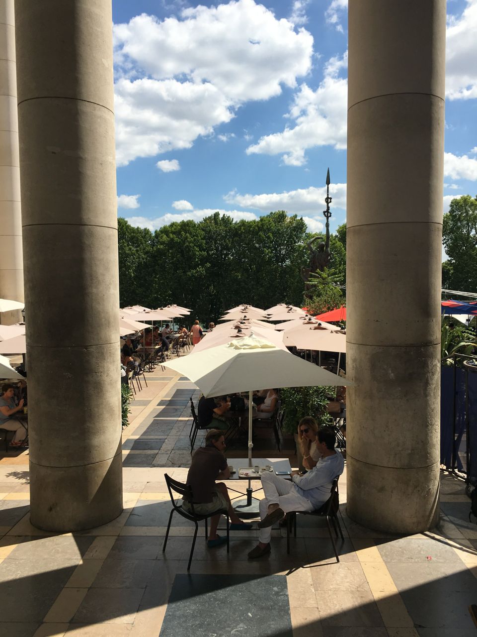 terrasses de musée