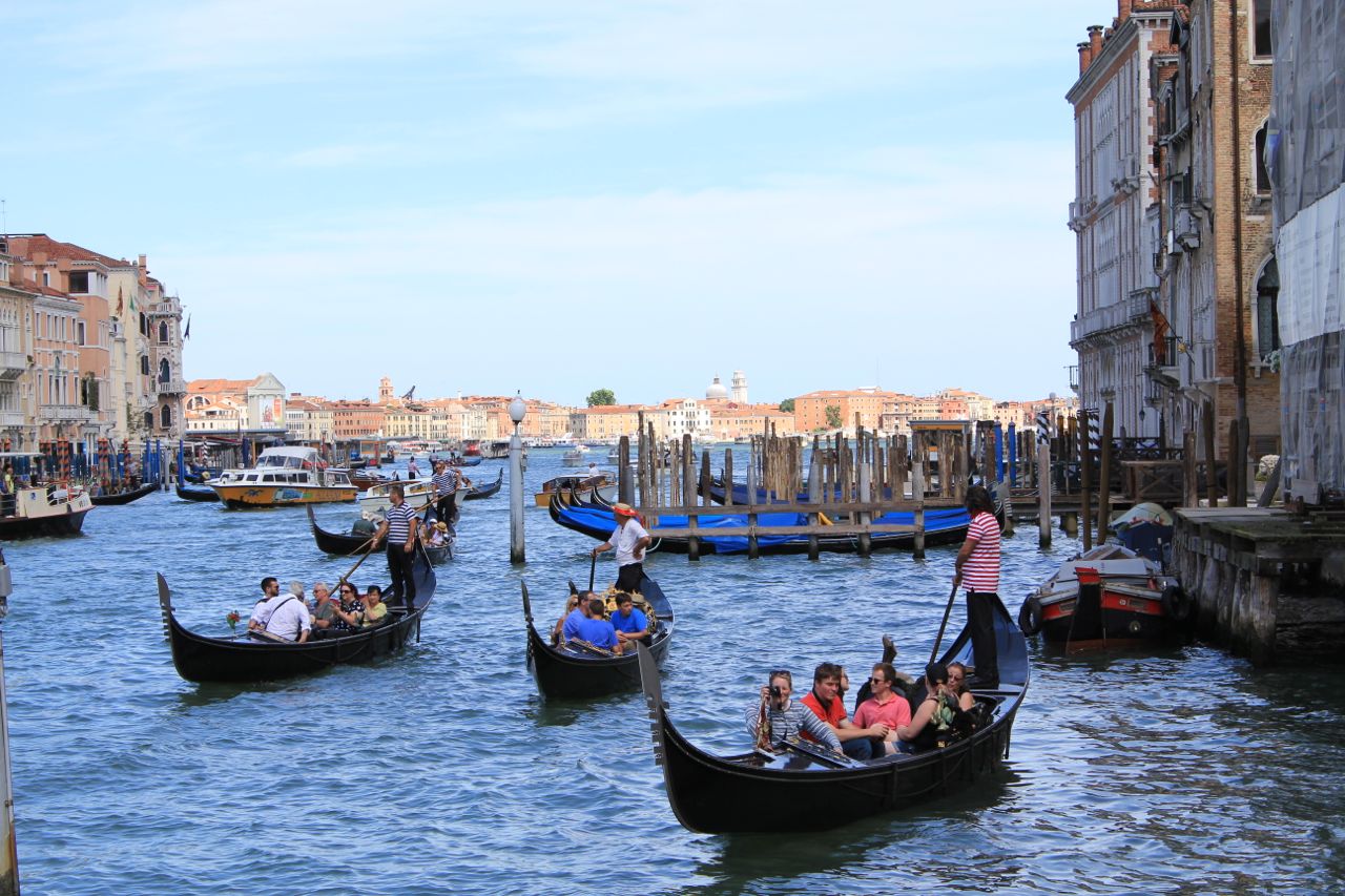 Gondoles à Venise
