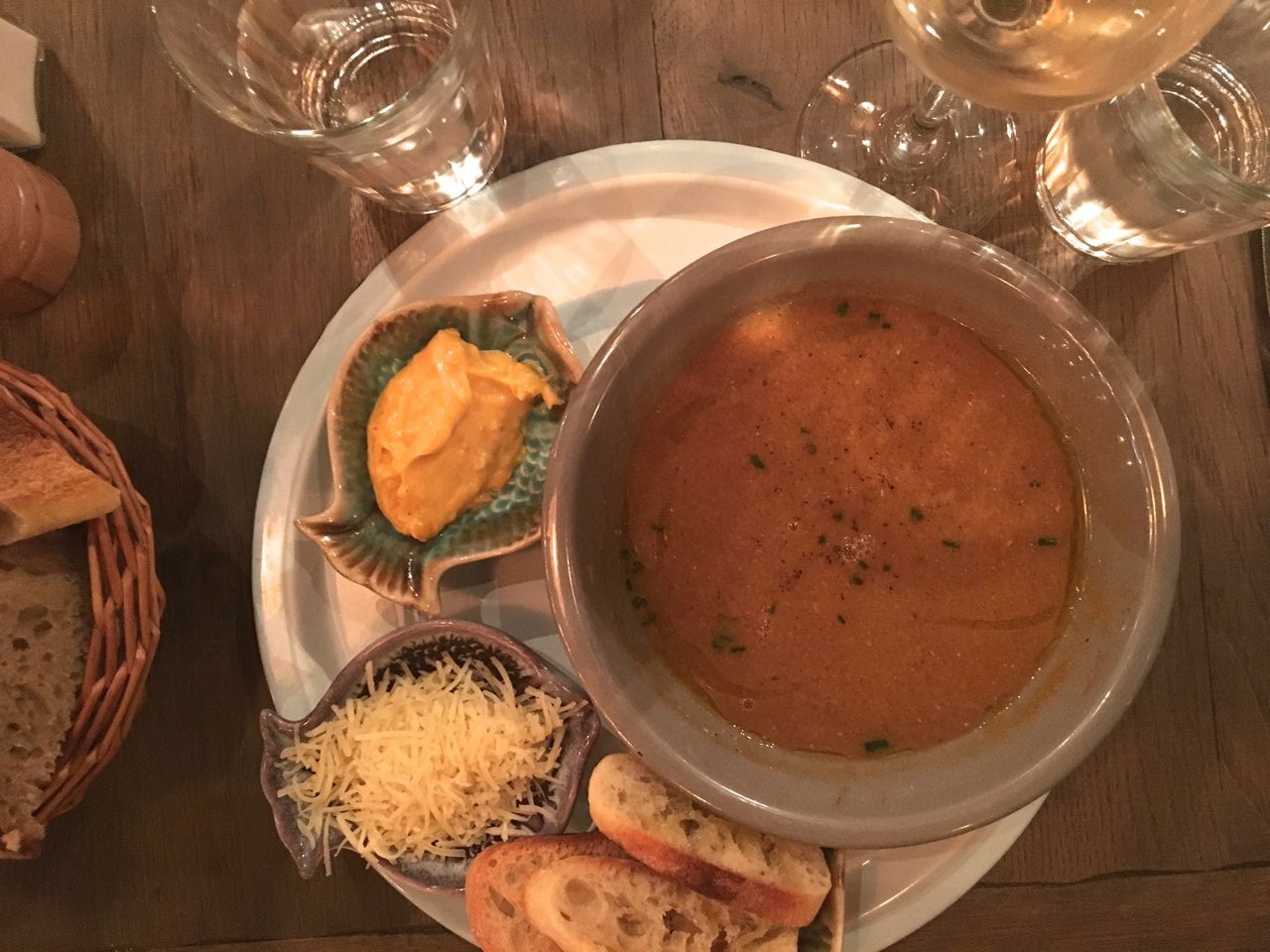 soupe de poisson - Huguette bistro de la mer