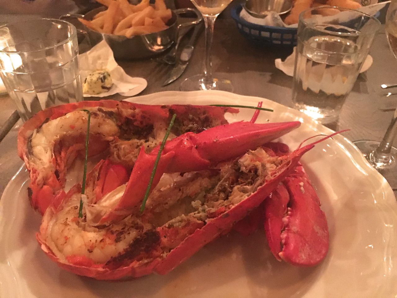 Homard Huguette bistro de la mer