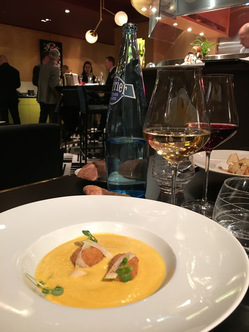 Le W - velouté de potimaron cromexquis