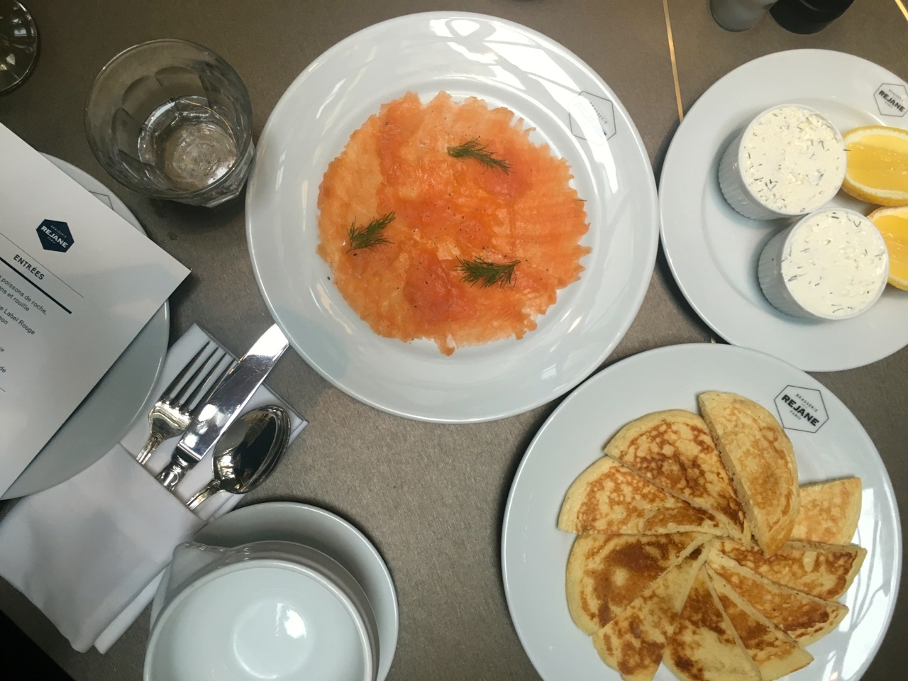 Brasserie Réjane - saumon fumé bio