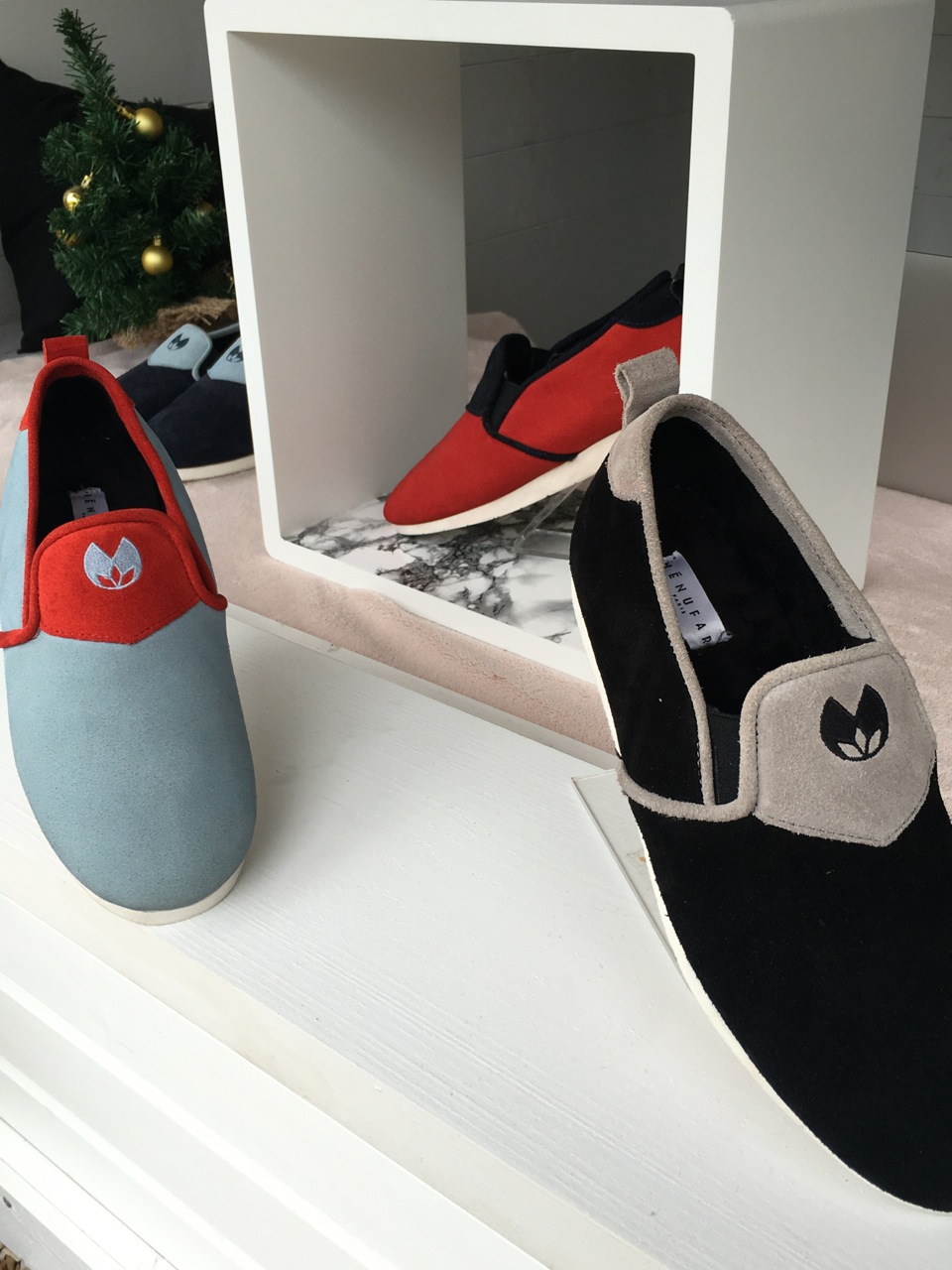 Village de NoËl - chaussons Nénufar 