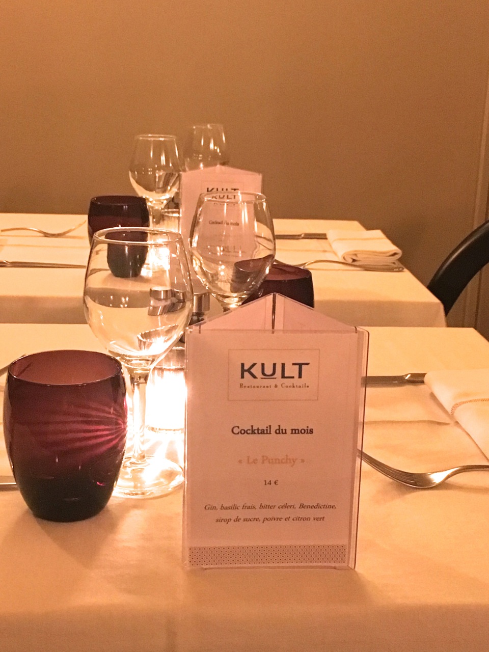 KULT cocktail du jour