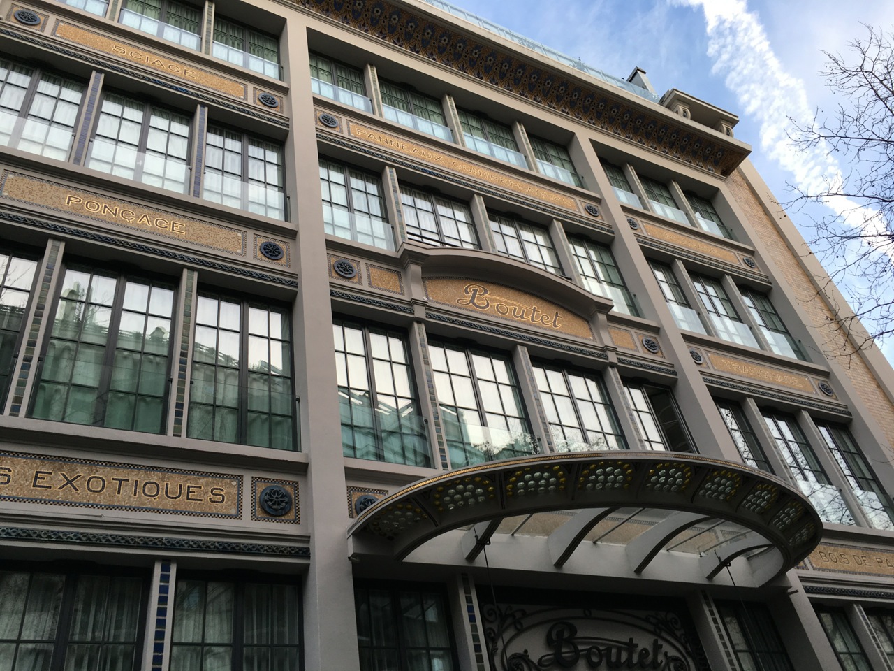hôtel Boutet - la façade