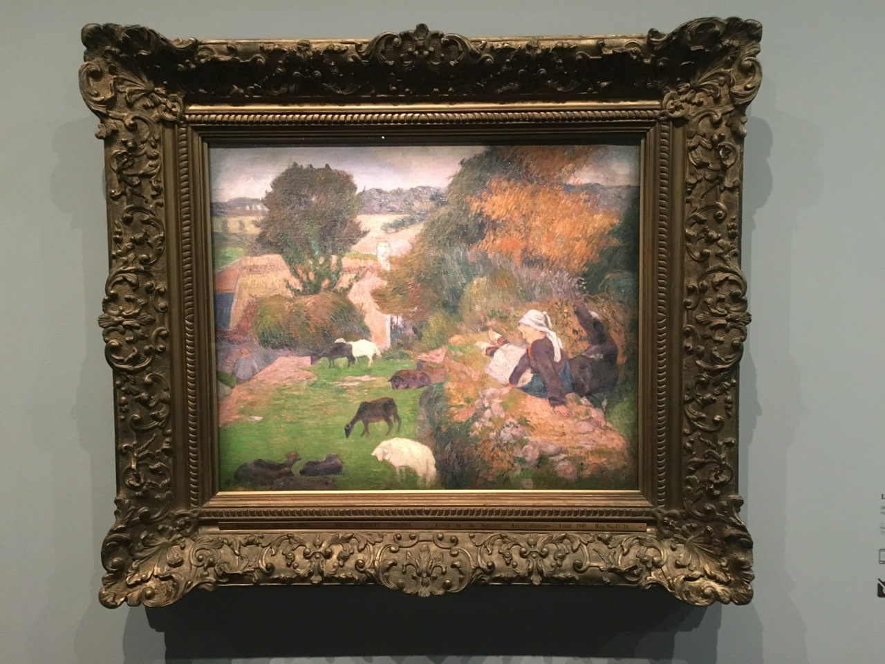 Paul Gauguin - la bergère bretonne
