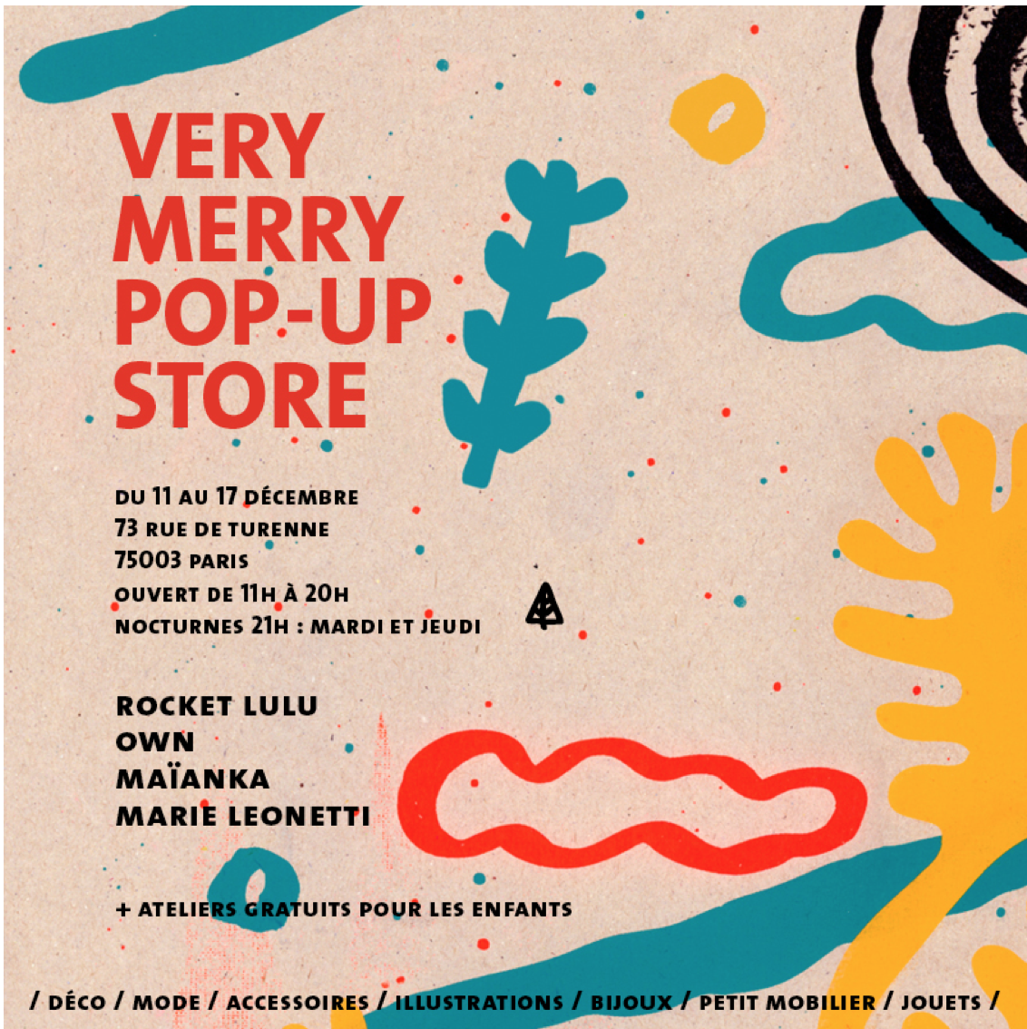 Very merry pop-up store