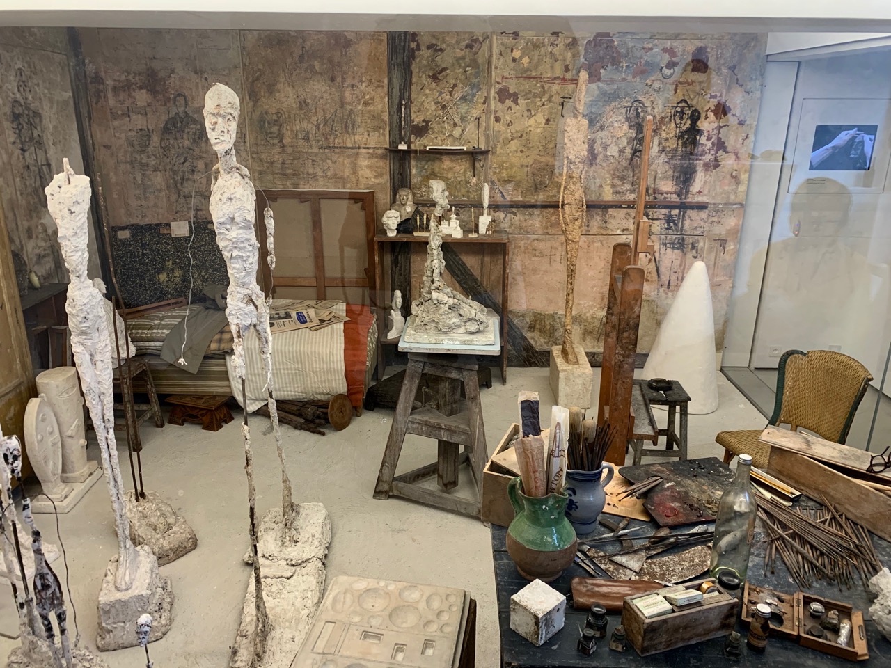 Institut Giacometti - l'atelier reconstitué