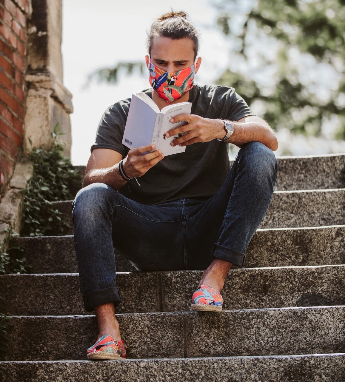espadrilles Payote et masque assorti