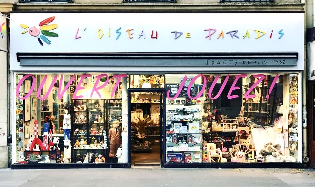 magasin de jouets à Paris