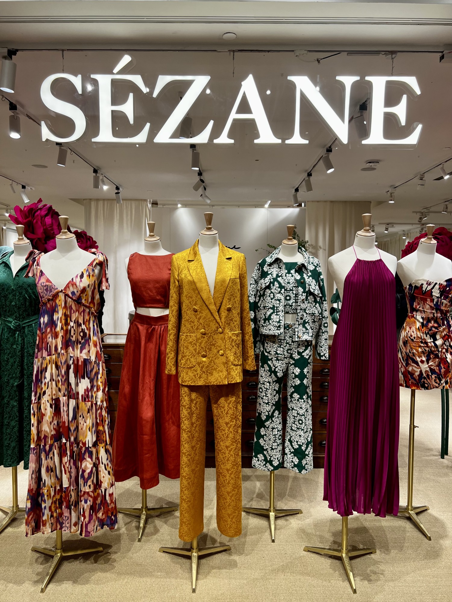 Le Bon Marché - Sézane en fleurs